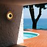 Marset Ginger Wall-/Ceiling Light LED Outdoor ø19,5 cm - black/white , Warehouse sale, as new, original packaging application picture
