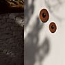 Marset Ginger Wall-/Ceiling Light LED Outdoor ø32 cm - reddish brown application picture