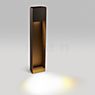 Marset Lab Bollard Light LED graphite grey/iroco wood dark