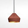Marset Pleat Box Hanglamp LED terracotta/goud - ø44 cm