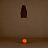 Marset Pleat Box, lámpara de suspensión terracota/blanco - ø11,5 cm , artículo en fin de serie