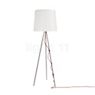 Martinelli Luce Eva Floor Lamp aluminium/white, ø50 cm
