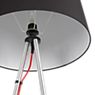 Martinelli Luce Eva Floor Lamp black - ø50 cm - An E27 socket is located in the bottom area of the shade and it can be fitted, for instance, with a halogen lamp.