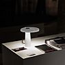 Martinelli Luce Hoop Lampe de table LED blanc - produit en situation