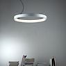 Martinelli Luce Lunaop Sospensione LED noir, ø80 cm, 2700 K, tamisable - produit en situation