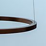 Mawa Berliner Ring Pendelleuchte LED Downlight Ring bronze/Baldachin bronze - ø60 cm/30 cm - downlight - phasendimmbar - 42 W