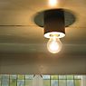 Mawa Eintopf, lámpara de techo o pared metal - latón bruñido , artículo en fin de serie - ejemplo de uso previsto