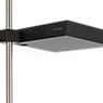 Mawa FBL Floor Lamp LED black matt - The lamp head can be adjusted in height, as well.