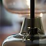 Mawa Gangkofner Bergamo, lámpara de suspensión cristal cable negro/latón