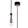 Mawa Gangkofner Bergamo, lámpara de suspensión opalino cable negro/rosa , Venta de almacén, nuevo, embalaje original