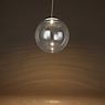 Mawa Glaskugelleuchte LED mat/grå metallic - 40 cm
