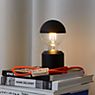 Mawa Oskar Lampe de table noir mat/gris - avec variateur - excl. ampoule - produit en situation
