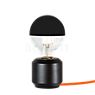 Mawa Oskar Lampe de table noir/orange - avec variateur - incl. ampoule