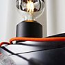 Mawa Oskar Table Lamp black/orange - with dimmer - incl. lamp application picture