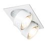 Mawa Wittenberg 4.0 Part Recessed Spotlight with cover plate 2 lamps LED white matt - without Ballasts