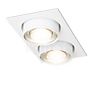 Mawa Wittenberg 4.0 Part Recessed Spotlight with cover plate 2 lamps LED white matt - without Ballasts