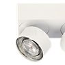 Mawa Wittenberg 4.0 Plafonnier LED 3 foyers blanc mat - ra 95 - Chaque projecteur s'incline et pivote dans la direction voulue.
