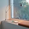 Midgard Ayno Lampe de table LED gris/câble orange - 2.700 K - produit en situation