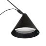 Midgard Ayno, lámpara de pie LED negro/cable naranja - 2.700 K - L