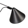 Midgard Ayno, lámpara de sobremesa LED negro/cable naranja - 3.000 K