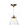 Moooi Bell Lamp, lámpara de suspensión dorado/transparente - 23 cm