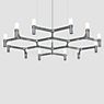 Nemo Crown Plana Pendant Light gilded - 109 cm application picture