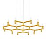 Nemo Crown Plana Pendant Light gilded - 109 cm