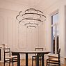 Nemo Drop Pendant Light LED 9 lamps silver application picture