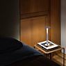 Nemo Portofino Lampe rechargeable LED blanc - pied marbre - produit en situation