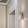 Nemo Tubes Wall Light LED white/gold - 31 cm application picture