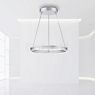 Neuhaus PURE® by Paul Neuhaus E-Loop Hanglamp LED zilver - ø70 cm - e-LIFT® productafbeelding