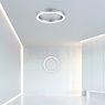 Neuhaus PURE® by Paul Neuhaus Lines Round Deckenleuchte LED silber - ø50 cm Anwendungsbild