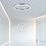 Neuhaus PURE® by Paul Neuhaus Lines Round Deckenleuchte LED silber - ø70 cm Anwendungsbild