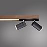 Neuhaus PURE® by Paul Neuhaus Lines Spot Plafonnier LED anthracite/bois