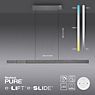 Neuhaus PURE® by Paul Neuhaus Moto-Rise Hanglamp LED grijs - e-SLIDE® - e-LIFT®