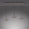 Neuhaus PURE® by Paul Neuhaus Vitrum Hanglamp LED 3-lichts grijs