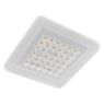 Nimbus Modul Q Loftindbygningslampe LED 12,2 cm - opal - 2.700 K - excl. forkoblinger - fast , Lagerhus, ny original emballage - This light is characterised by a flat luminaire body.