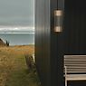 Nordlux Aludra Wall Light 2 lamps anthracite - Seaside coating application picture