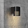Nordlux Aludra Wall Light black - Seaside coating application picture