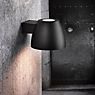 Nordlux Bell, lámpara de pared negro , artículo en fin de serie - ejemplo de uso previsto