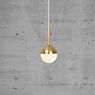 Nordlux Contia Pendant Light braas/opal glass , Warehouse sale, as new, original packaging application picture