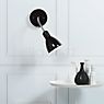 Nordlux Cyclone Flex Wall Light black application picture