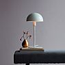 Nordlux Ellen Lampe de table acier/verre opale - produit en situation