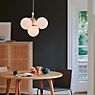 Nordlux Ivona Pendant Light 4 lamps brass application picture