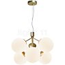 Nordlux Ivona Pendant Light 6 lamps smoked glass/black