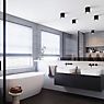 Nordlux Landon Bath Ceiling Light LED black - 8,2 cm application picture