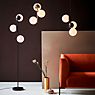 Nordlux Lilly Pendant Light black/opal glass application picture