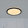 Nordlux Oja, lámpara de techo LED negro - 29 cm - paso regulable - ip20 - sin sensor de movimiento