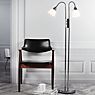 Nordlux Ray 2-Spot Floor Lamp chrome application picture