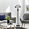 Nordlux Ray 2-Spot Floor Lamp chrome , Warehouse sale, as new, original packaging application picture